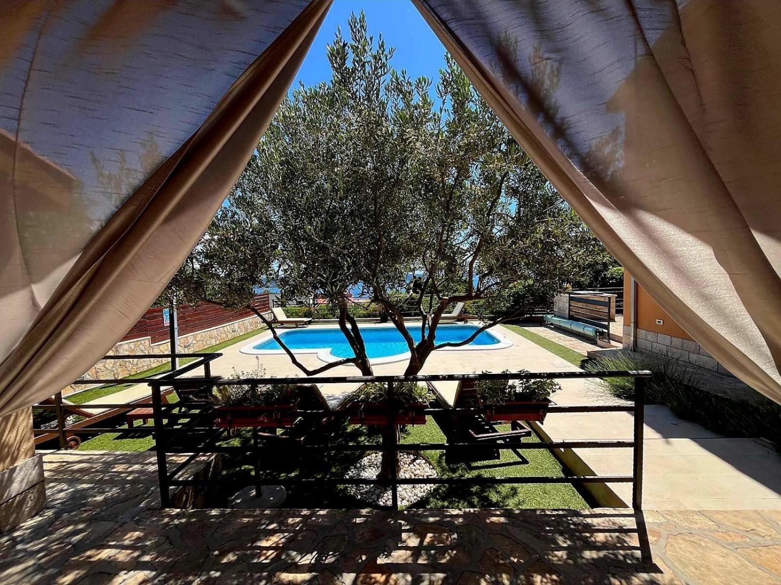 Holiday Home Magic View With Private Heated Pool Kaštela Extérieur photo