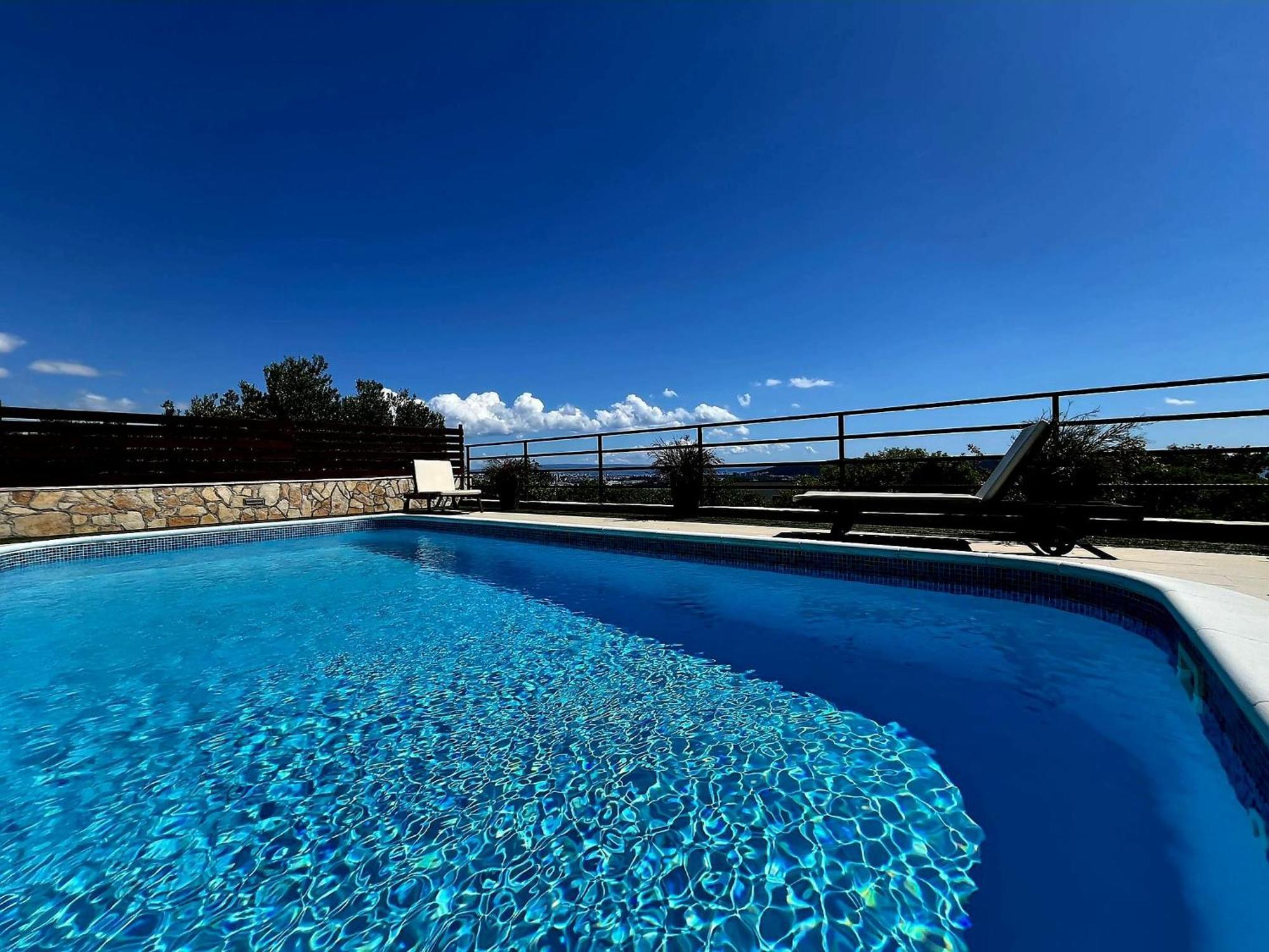 Holiday Home Magic View With Private Heated Pool Kaštela Extérieur photo